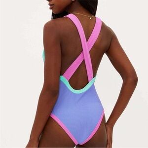 Beach Riot Steph Ribbed One Piece Swimsuit